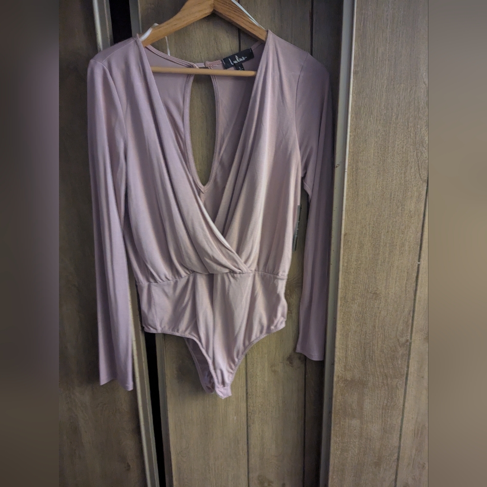 Lulus Plunge Neck Bodysuit